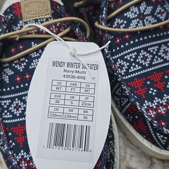 NWT Hey Dude Wendy Winter Sweater Size 7 - Picture 5 of 8